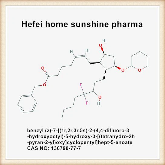 Benzil (z)-7-[(1r,2r,3r,5s)-2-(4,4-difluoro-3-hydroxyoctyl)-5-hidroxi-3-[(tetrahidro-2h-pyran-2-yl)oxy]cyclopentyl]hept-5-enoate CAS 136790-77-7