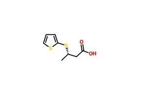 Àcid (3S) -3- (2-tienilthio) butanoic CAS 133359-80-5