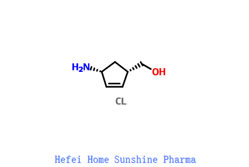 (1S, 4R) - (4-Aminociclopent-2-enil) metanol Clorhidrat CAS 168960-19-8