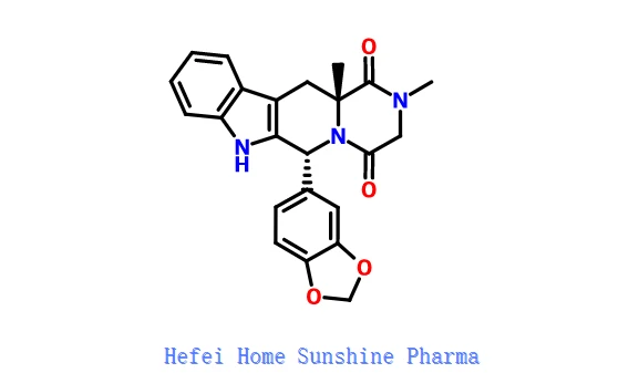 Pirazino [1 ', 2': 1,6] pirido [3,4-b] indol-1,4-diona, 6- (1,3-benzodioxol-5-il) -2,3,6,7, 12,12a-hexahidro-2,12a-dimetil-, (6R, 12aR) - CAS NO: 477978-84-0