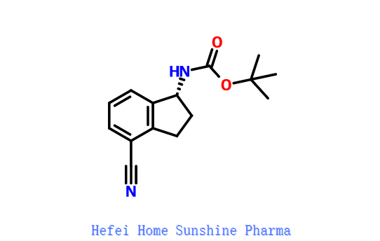 (S)-tert-butil (4-ciano-2,3-dihidro-1H-inden-1-yl)carbamat CAS 1306763-30-3